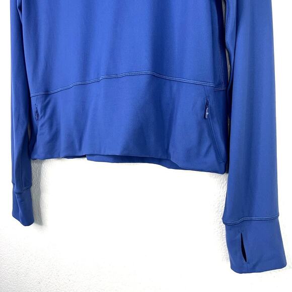 Lululemon Ready to Rulu Pullover Long Sleeve Funnel Neck 6 Stretch Soft Blue - Picture 4 of 7